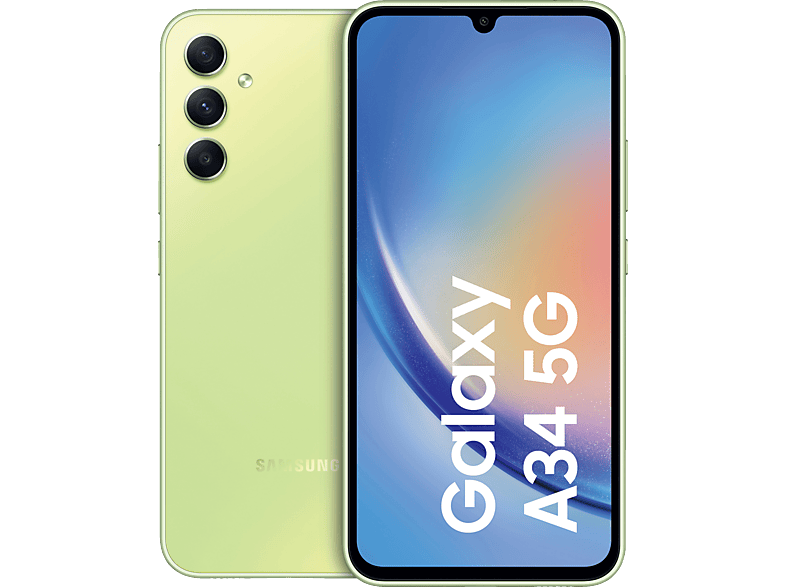 Awesome GB 5G SAMSUNG 128 SIM Dual Lime Galaxy A34