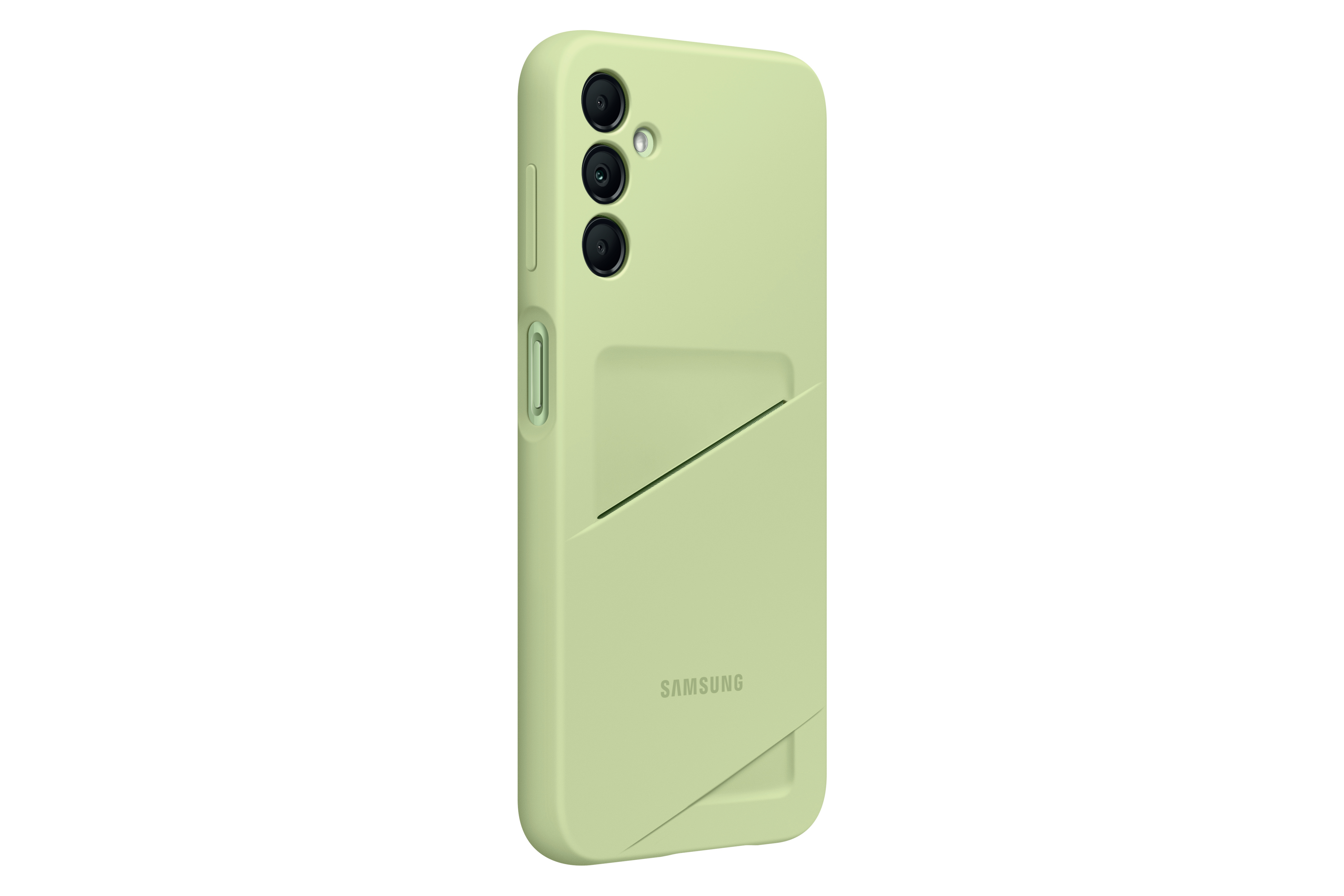 SAMSUNG Card Slot Case, Galaxy Backcover, Samsung, 5G, Lime A14/A14