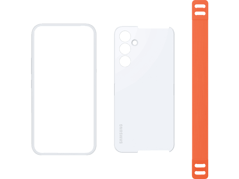 5G, Case, SAMSUNG White A54 Galaxy Backcover, Grip Samsung, Haze