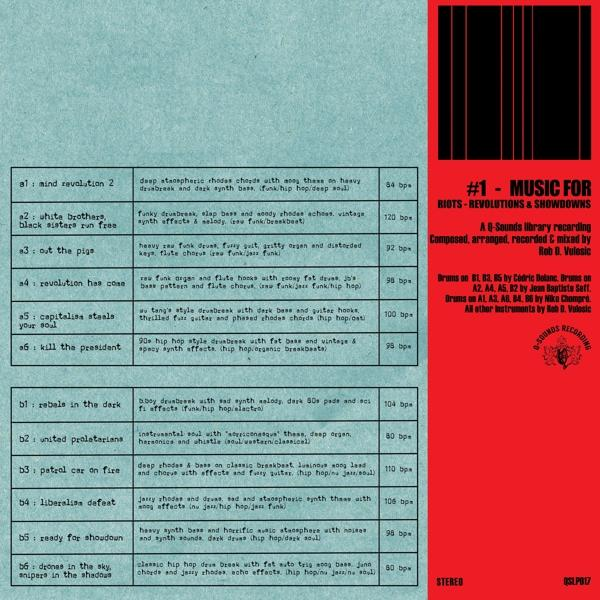Rob D. Vulosic - Music For Riots Revolutions And Showdowns  - (Vinyl)
