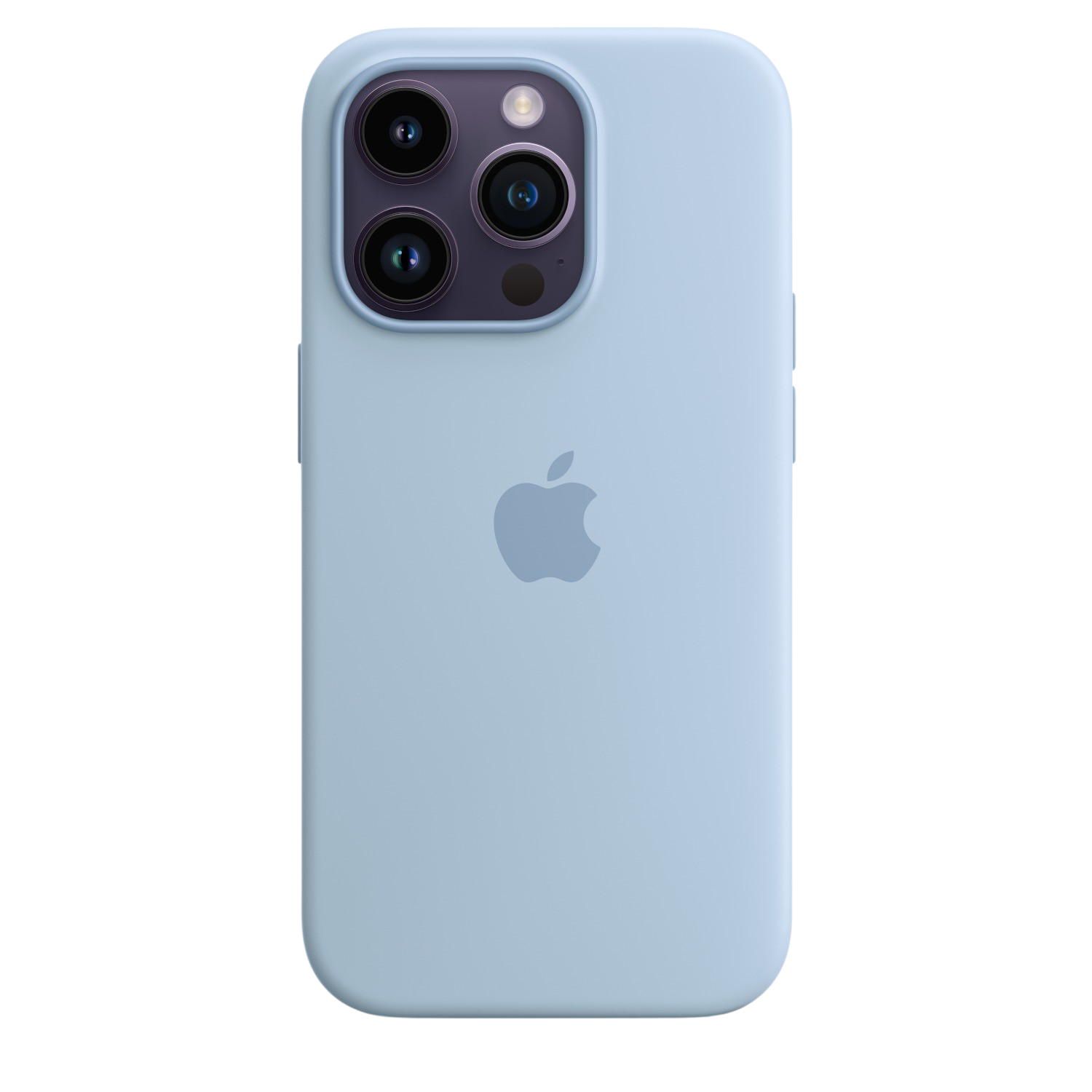 APPLE Cover Silicone MagSafe iPhone 14 Pro Bleu ciel (MQUJ3ZM/A)