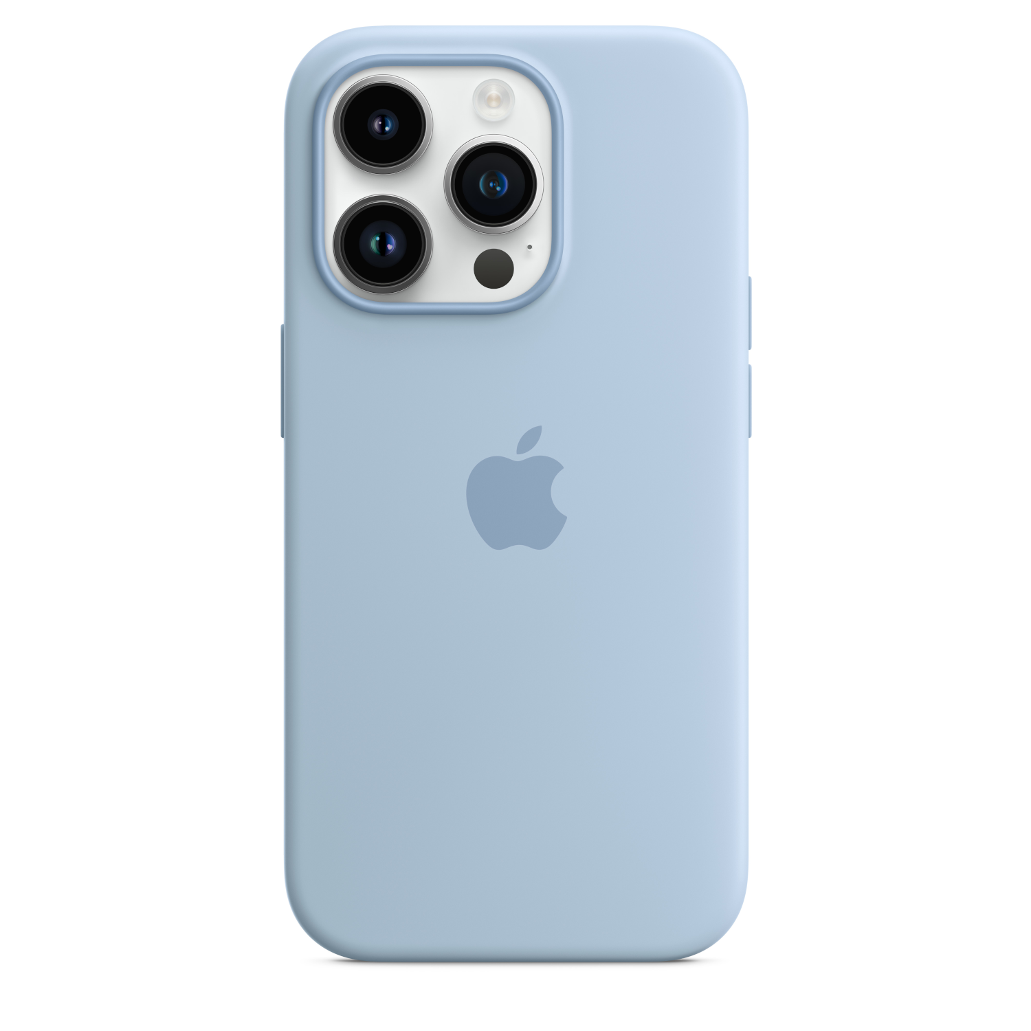 APPLE Cover Silicone MagSafe iPhone 14 Pro Bleu ciel (MQUJ3ZM/A)