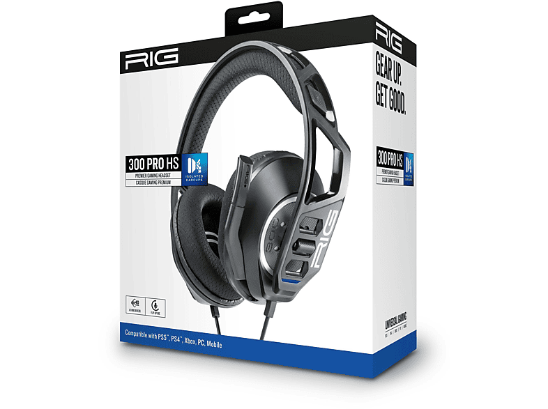 Thumbnail - NACON Headset für Playstation, On-ear Gaming Schwarz