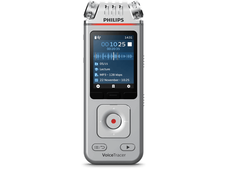 Philips Dictafoon Voicetracer 8 Gb (dvt4110)