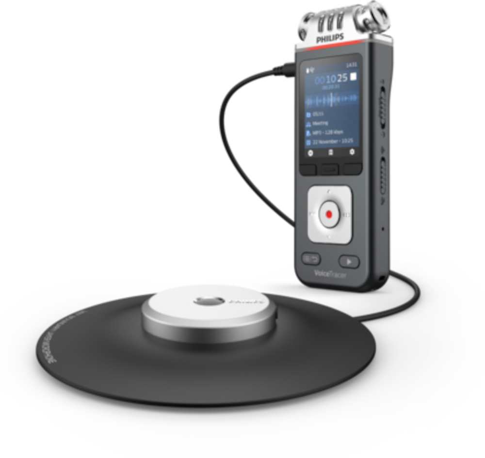 PHILIPS Dictafoon VoiceTracer 8 GB met microfoon 360° (DVT8110)