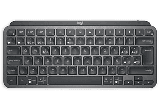 Teclado inalámbrico - Logitech MX Keys Mini, Para Apple Mac/Windows, Retroiluminación, Bluetooth, 10 días, Negro