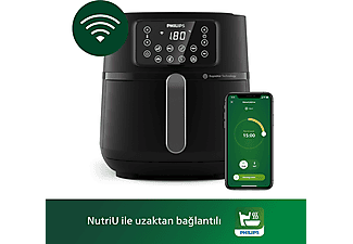 PHILIPS HD9285/96 Airfryer 5000 Serisi XXL Connected Fritöz Siyah_1