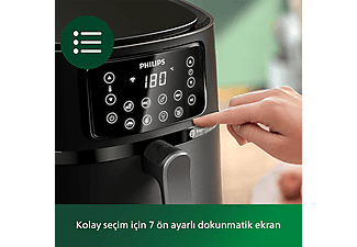 PHILIPS HD9285/96 Airfryer 5000 Serisi XXL Connected Fritöz Siyah_4