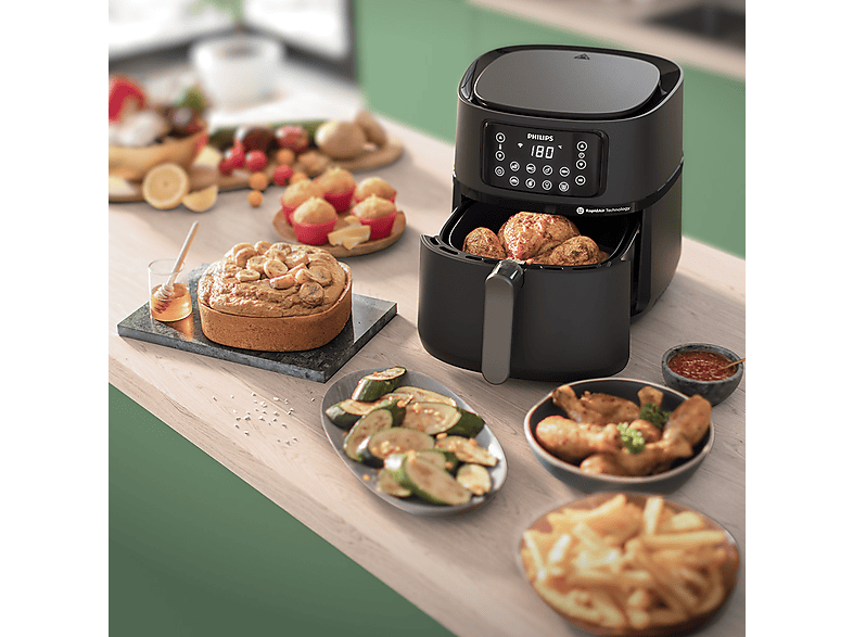 PHILIPS HD9285/96 Airfryer 5000 Serisi XXL Connected Fritöz Siyah_5