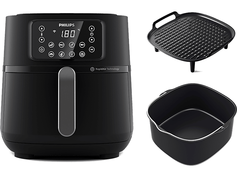 PHILIPS HD9285/96 Airfryer 5000 Serisi XXL Connected Fritöz Siyah_0