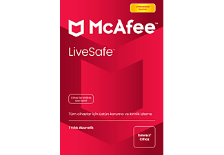 MCAFEE(UE) Livesafe 1 Yıl ve Dijital Kimlik Koruma ESD