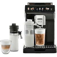 DE LONGHI ECAM 450.65 G Eletta Explorer Kaffeevollautomat mit 2 externen Milchtanks (Latte Crema Hot & Latte Crema Cool) Grau