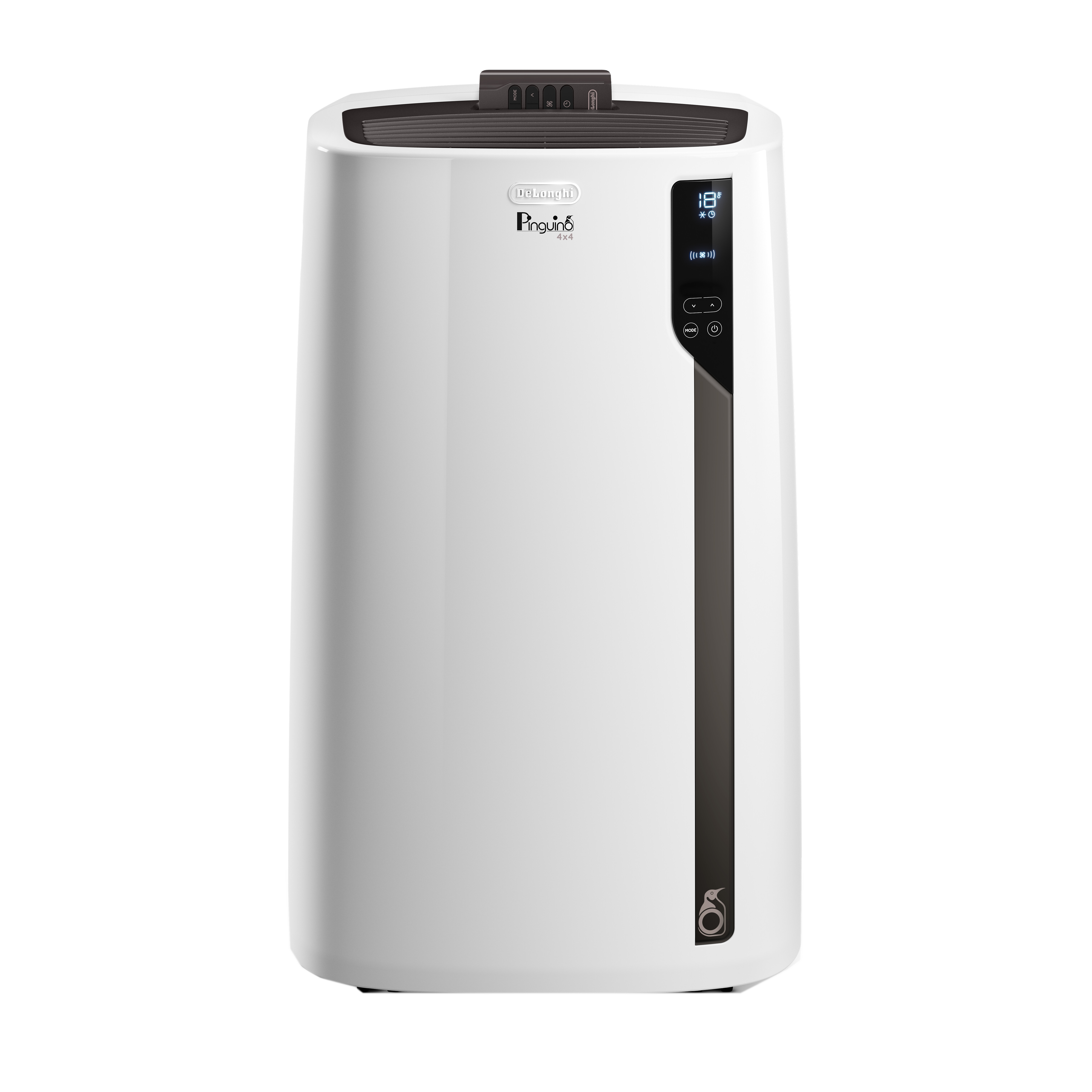 DE LONGHI PAC EL92 HP Pinguino Mobiles Klimagerät (Max. Raumgröße: 85 m³, EEK: A+, 9000 BTU/h, Weiß)