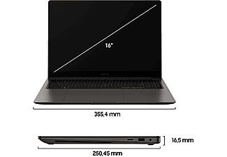 SAMSUNG Galaxy Book3 Ultra, 16 pollici, processore Intel® Core™ i9, NVIDIA GeForce RTX 4070, 32 GB, SSD 512 GB, Graphite