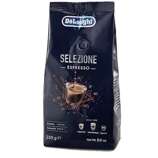 Café en grano - De'Longhi Selezione Espresso DLSC601, 70 % Arábica, 30 % Robusta, 250 g