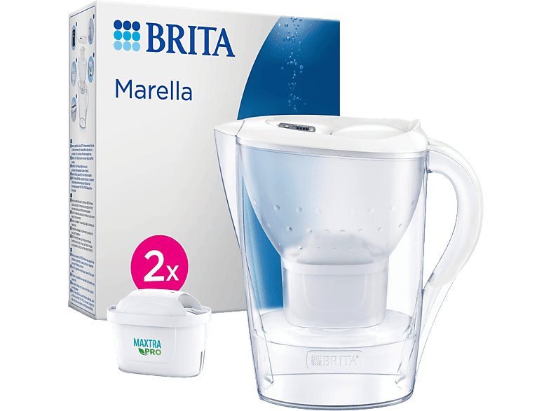 Brita Brita Jarra con filtro de agua Marella azul (2,4 l) incl. 2x