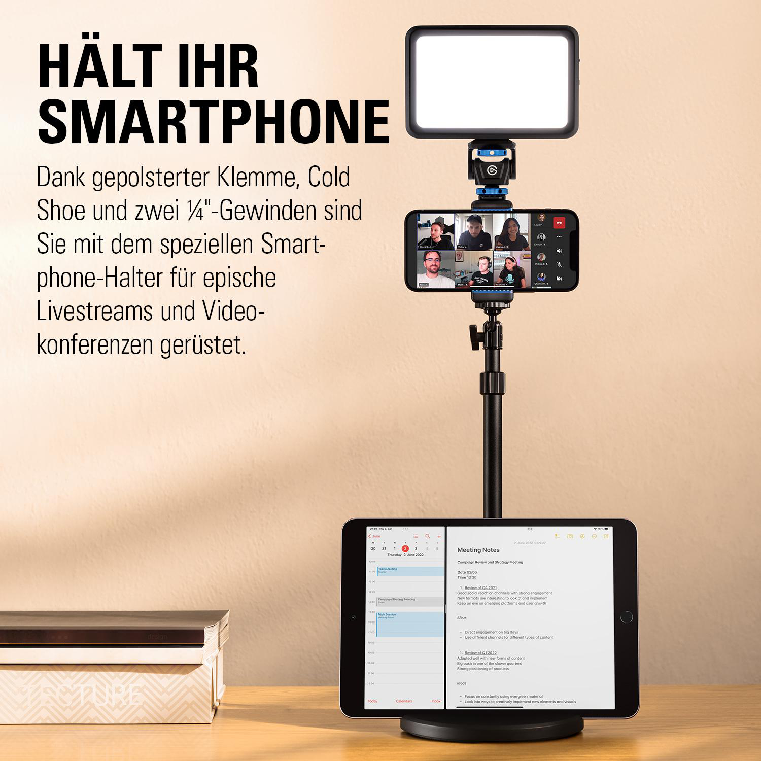 ELGATO Mini Mount, Schreibtisch-Montagesystem, Schwarz
