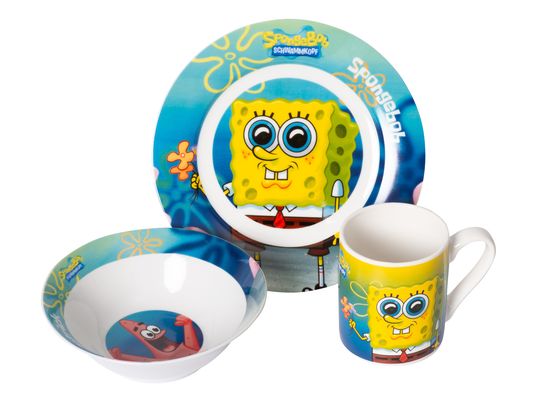UNITEDLABELS SpongeBob - Set per la colazione (Multicolore)