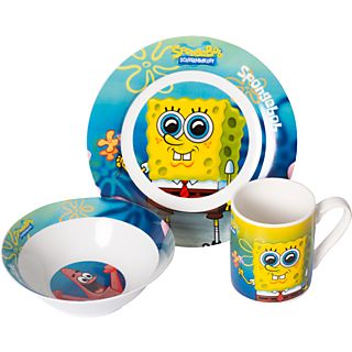 UNITEDLABELS SpongeBob - Frühstücks-Set (Mehrfarbig)