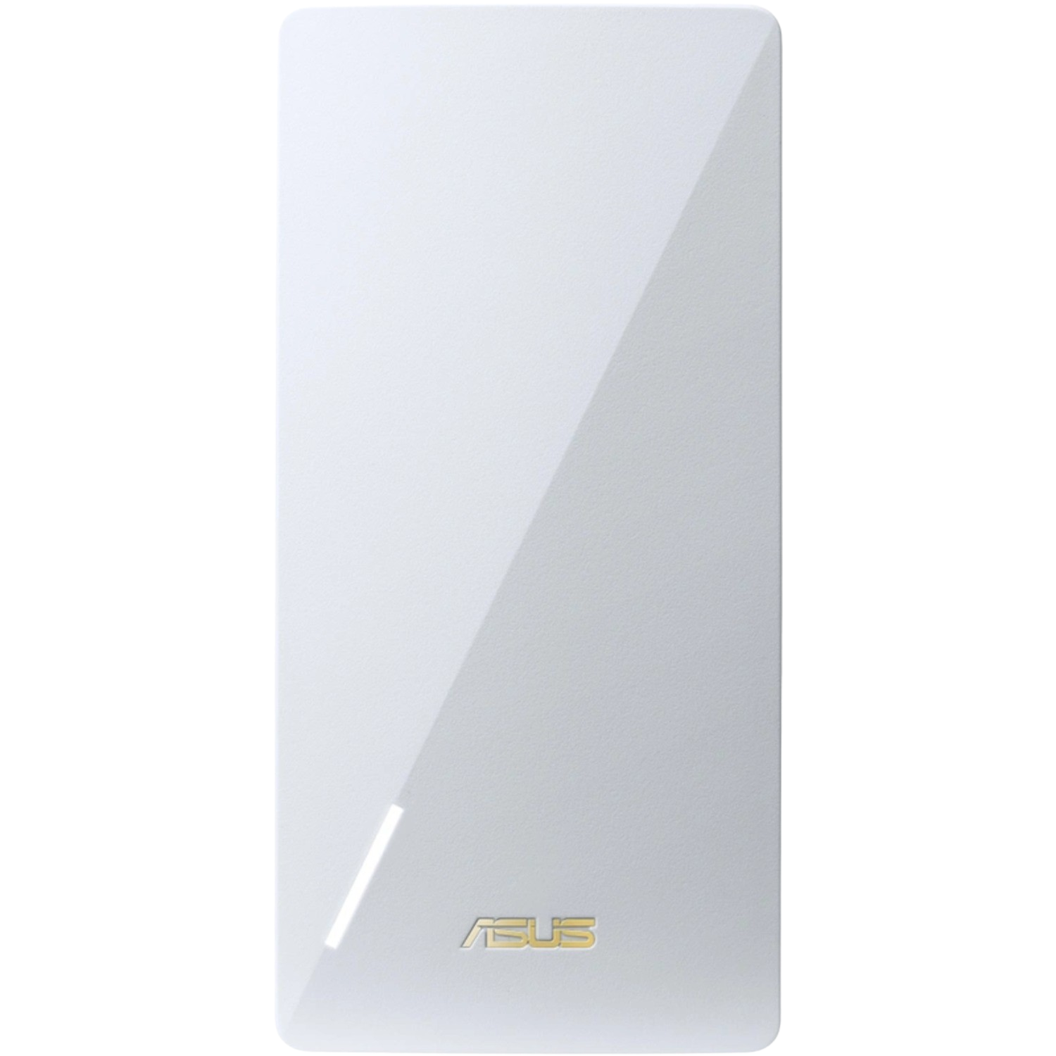 Disque dur externe ASUS blanc. Le logo ASUS est en bas de l'appareil.