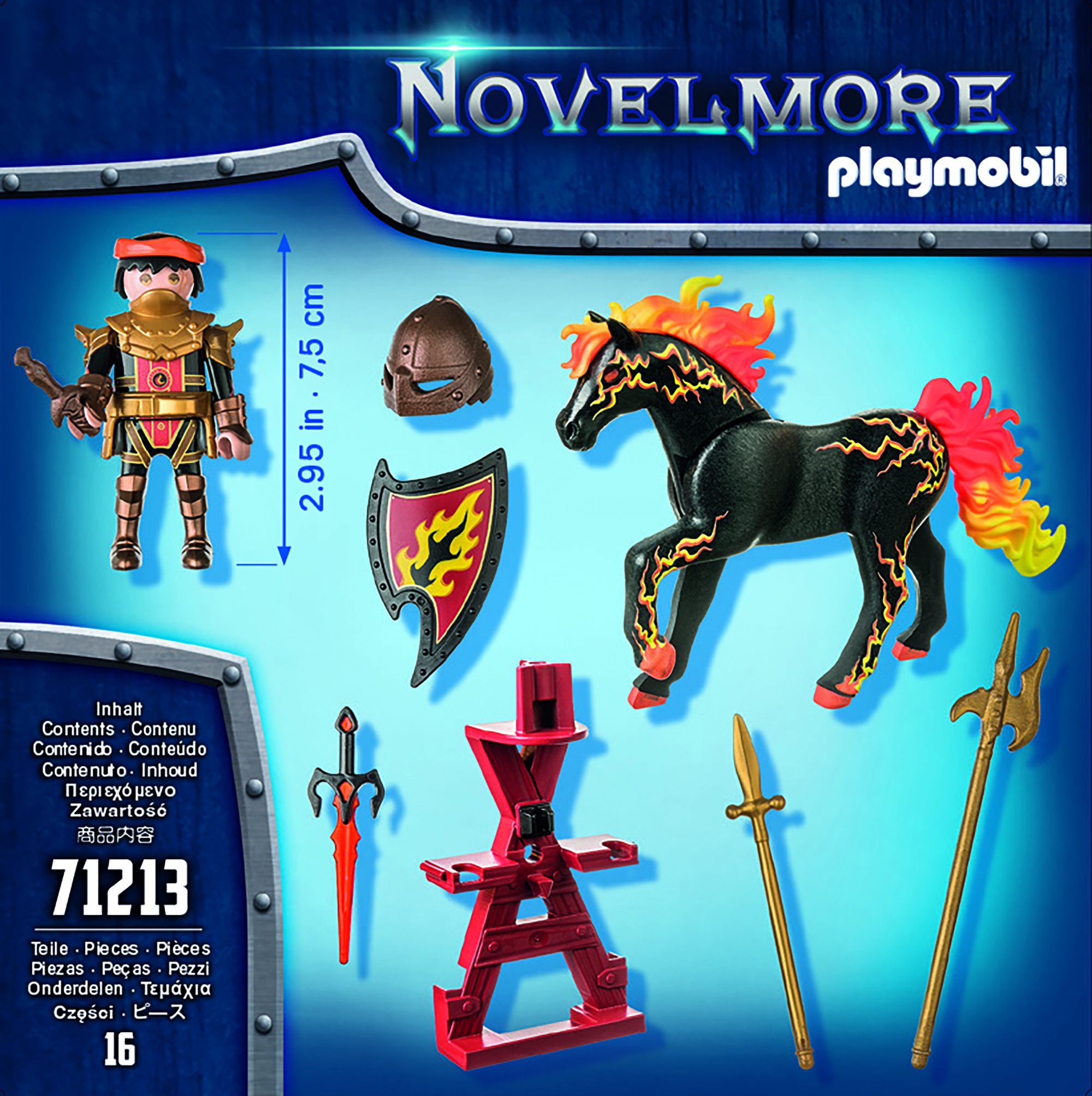 PLAYMOBIL 71213 Burnham Raiders - Feuerritter Bausatz, Mehrfarbig