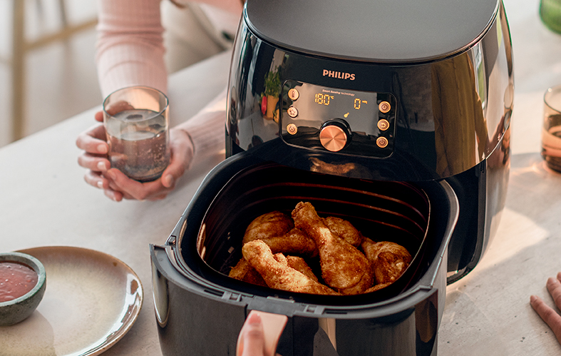 PHILIPS HD9867/90 Prémium Airfryer XXL Forrólevegős sütő 