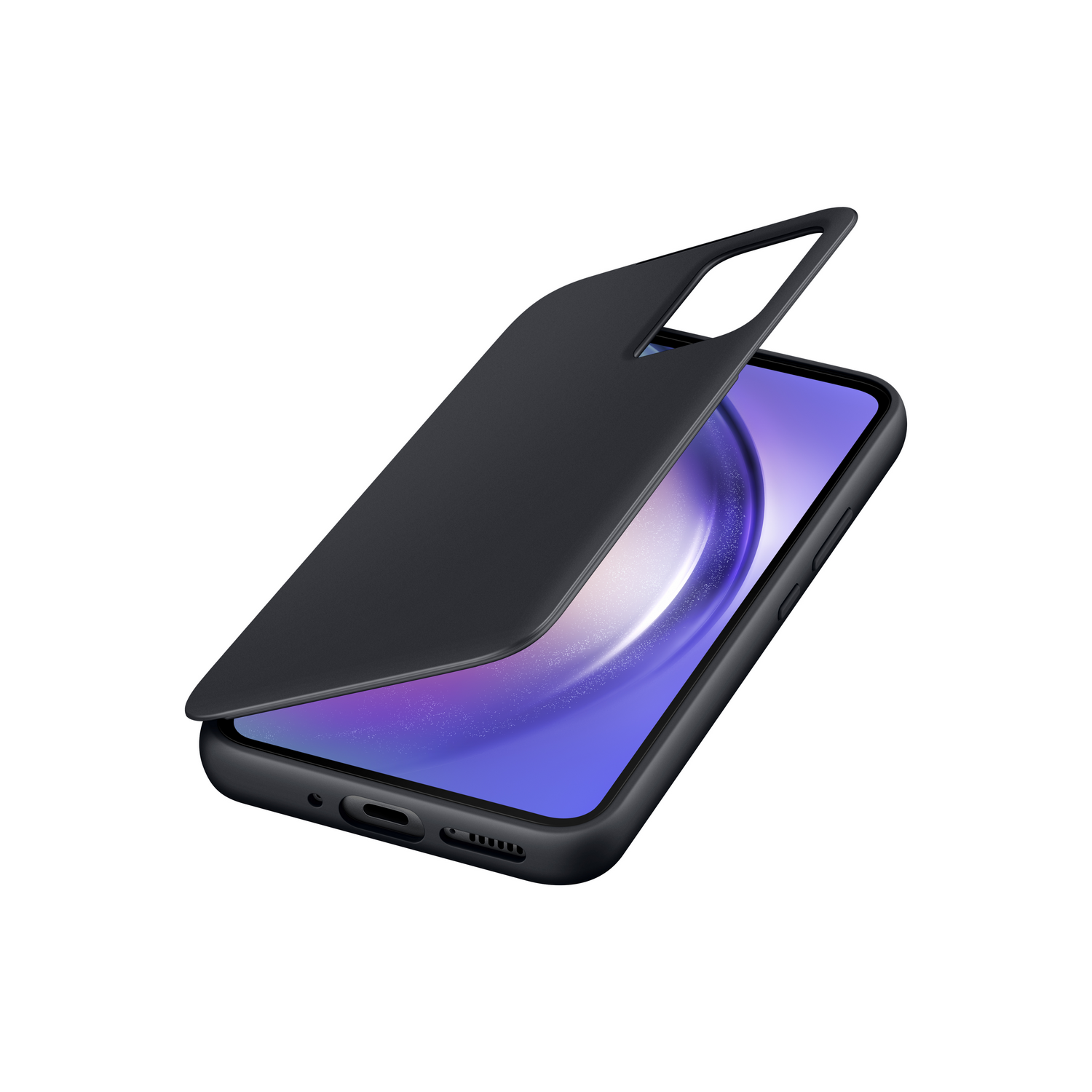 SAMSUNG Flip cover Smart View Wallet Galaxy A54 5G Zwart (EF-ZA546CBEGWW)