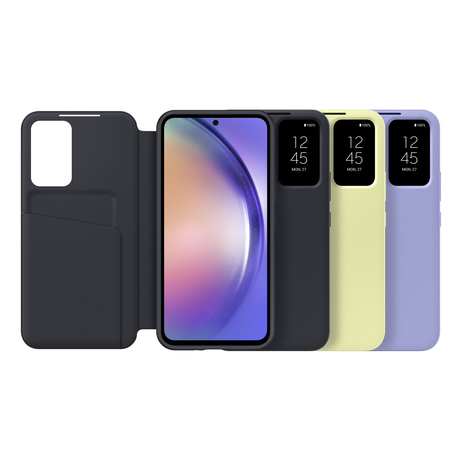 SAMSUNG Flip cover Smart View Wallet Galaxy A54 5G Zwart (EF-ZA546CBEGWW)