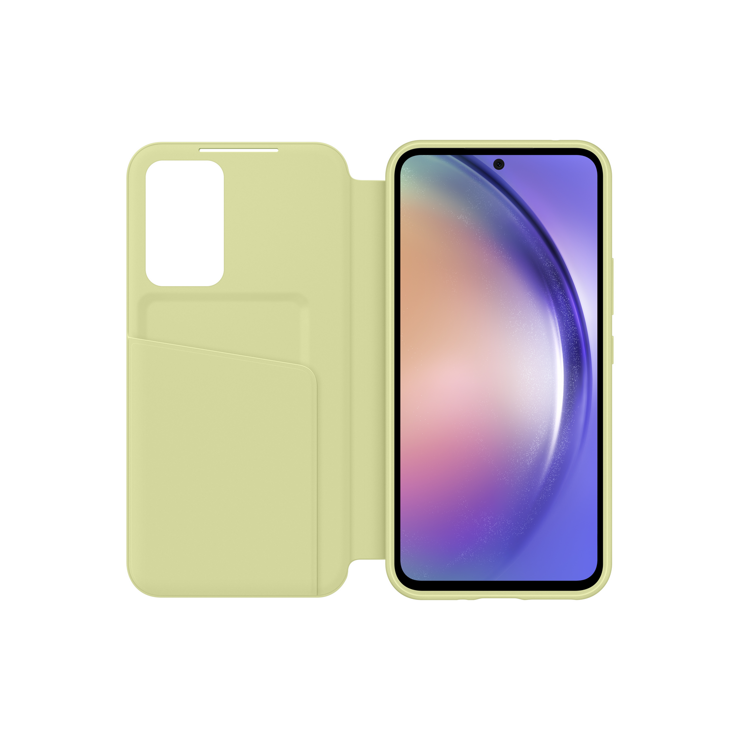 SAMSUNG Flip cover Smart View Wallet Galaxy A54 5G Lime (EF-ZA546CGEGWW)