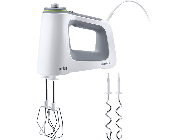 BRAUN MultiMix 5 HM 5100 Handmixer Weiß/Grau (750 Watt)
