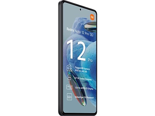 XIAOMI Redmi Note 12 Pro 5G - Smartphone (6.67 ", 128 GB, Noir Minuit)