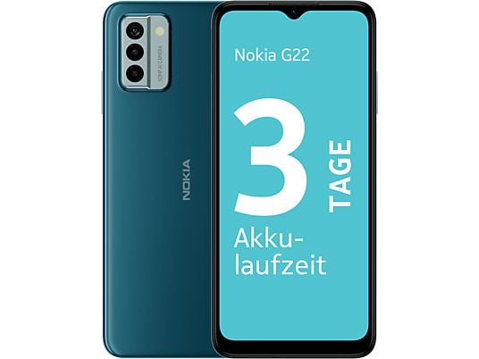 NOKIA G22 - Smartphone (6.52 ", 64 GB, Lagoon Blue)