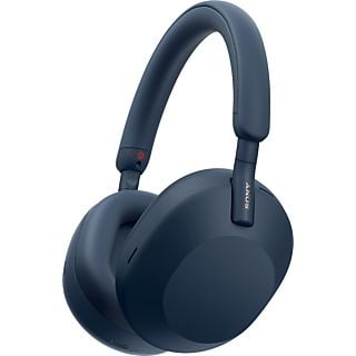 Auriculares inalámbricos - Sony WH1000XM5L, Cancelación ruido (Noise Cancelling), 30h, Hi-Res, Carga Rápida, Con Asistente, Bluetooth, Diadema, Azul