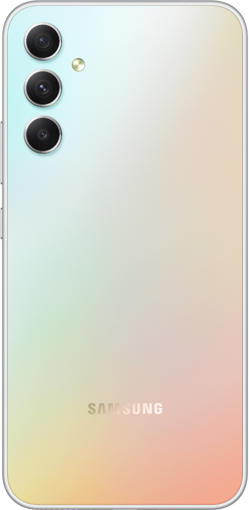 SAMSUNG Smartphone Galaxy A34 5G 128 GB Awesome Silver (64639986)