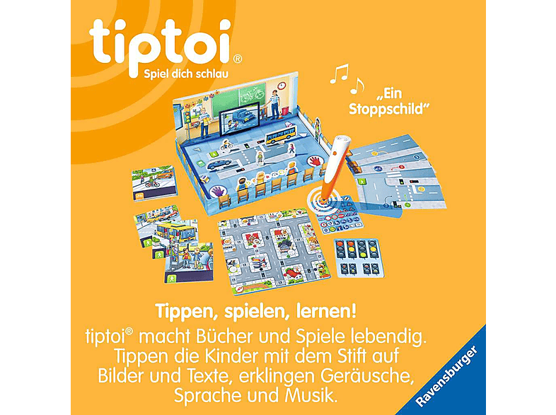 Thumbnail - TIPTOI Spiel 00173 - Sicher im Straßenverkehr Lernspiel, Mehrfarbig