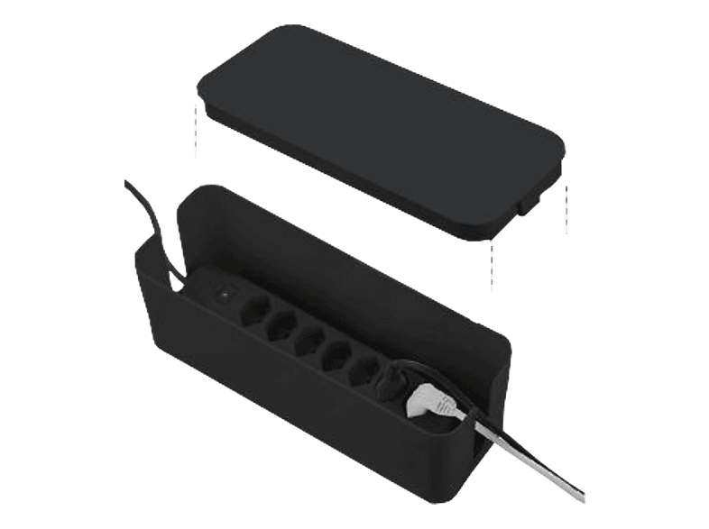 SCHOENENBERGER 5200.SZ - Cable Organizer Box Set (Schwarz)