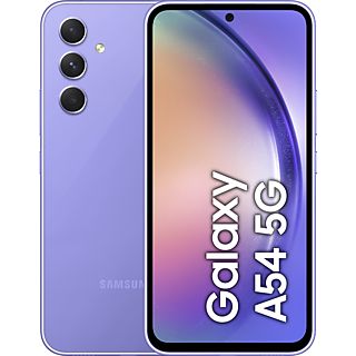 Móvil - Samsung Galaxy A54 5G, Light Purple, 256 GB, 8 GB RAM, 6.4" Full HD+, Exynos 1380, 5000 mAh, Android