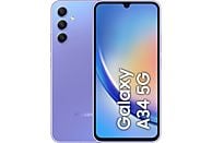 Móvil - Samsung Galaxy A34, Light Violet, 128 GB, 6 GB RAM, 6.6 " FHD+, Mediatek Dimensity 1080 Octa-Core, 5000 mAh, Android 13