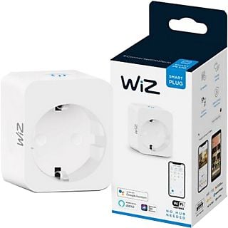 Enchufe inteligente - WiZ, Wi-Fi, Controla con App, Tecnología SpaceSense, Compatible con Alexa y Google Home