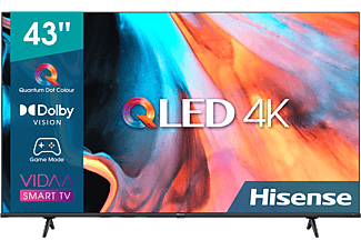 HISENSE 43E7HQ 4K UHD Smart QLED Televízió, 109 cm