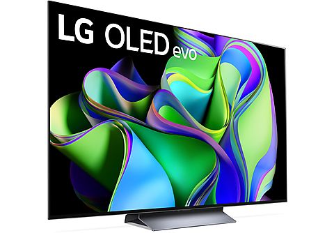 OLED evo TV LG OLED77C37LA OLED evo TV (Flat, 77 Zoll / 195 cm, UHD 4K, SMART  TV, webOS 23 mit LG ThinQ) | MediaMarkt