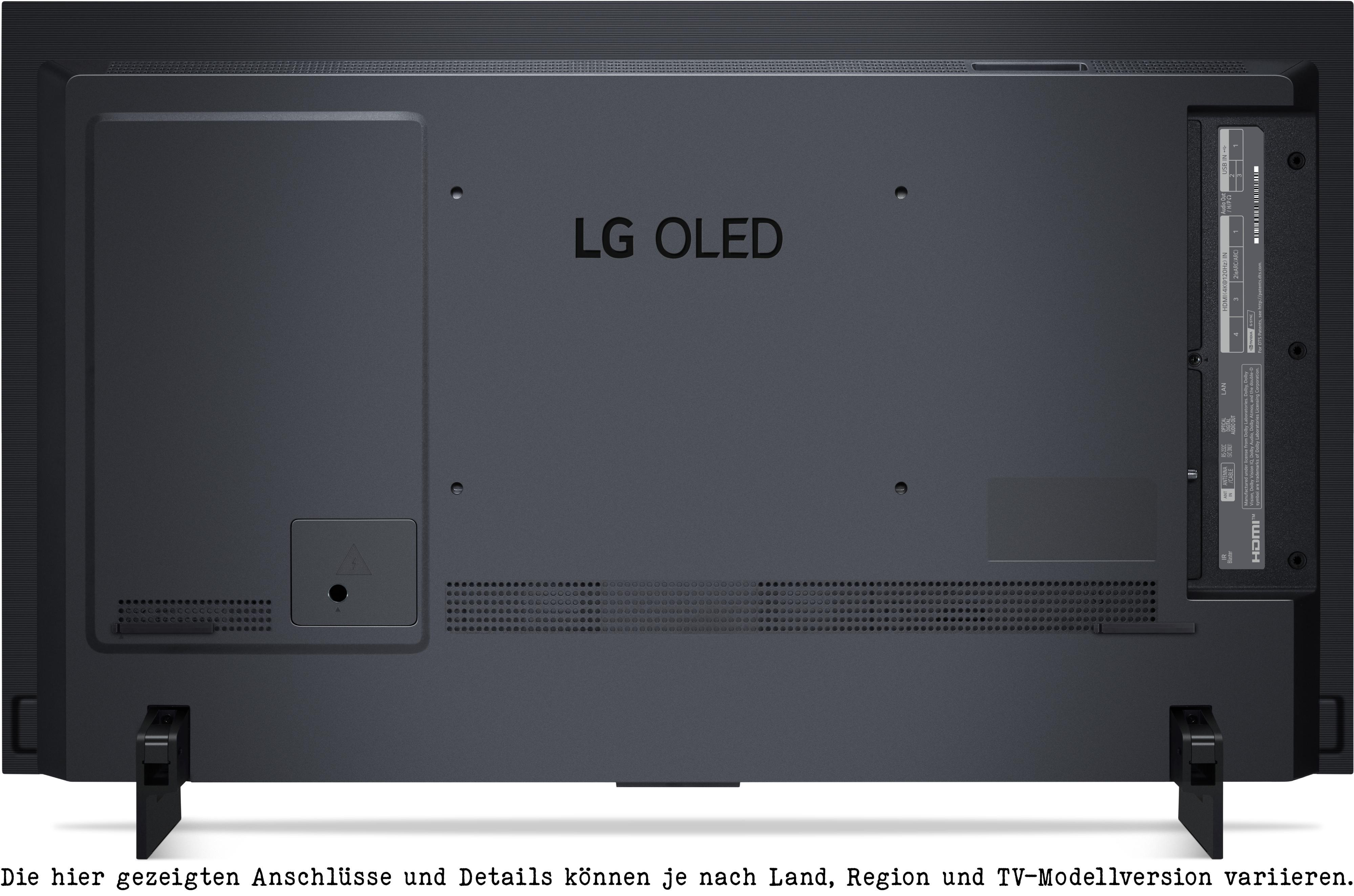 LG OLED42C37LA OLED evo TV (Flat, 42 Zoll / 106 cm, UHD 4K, SMART TV, webOS 23 mit LG ThinQ)