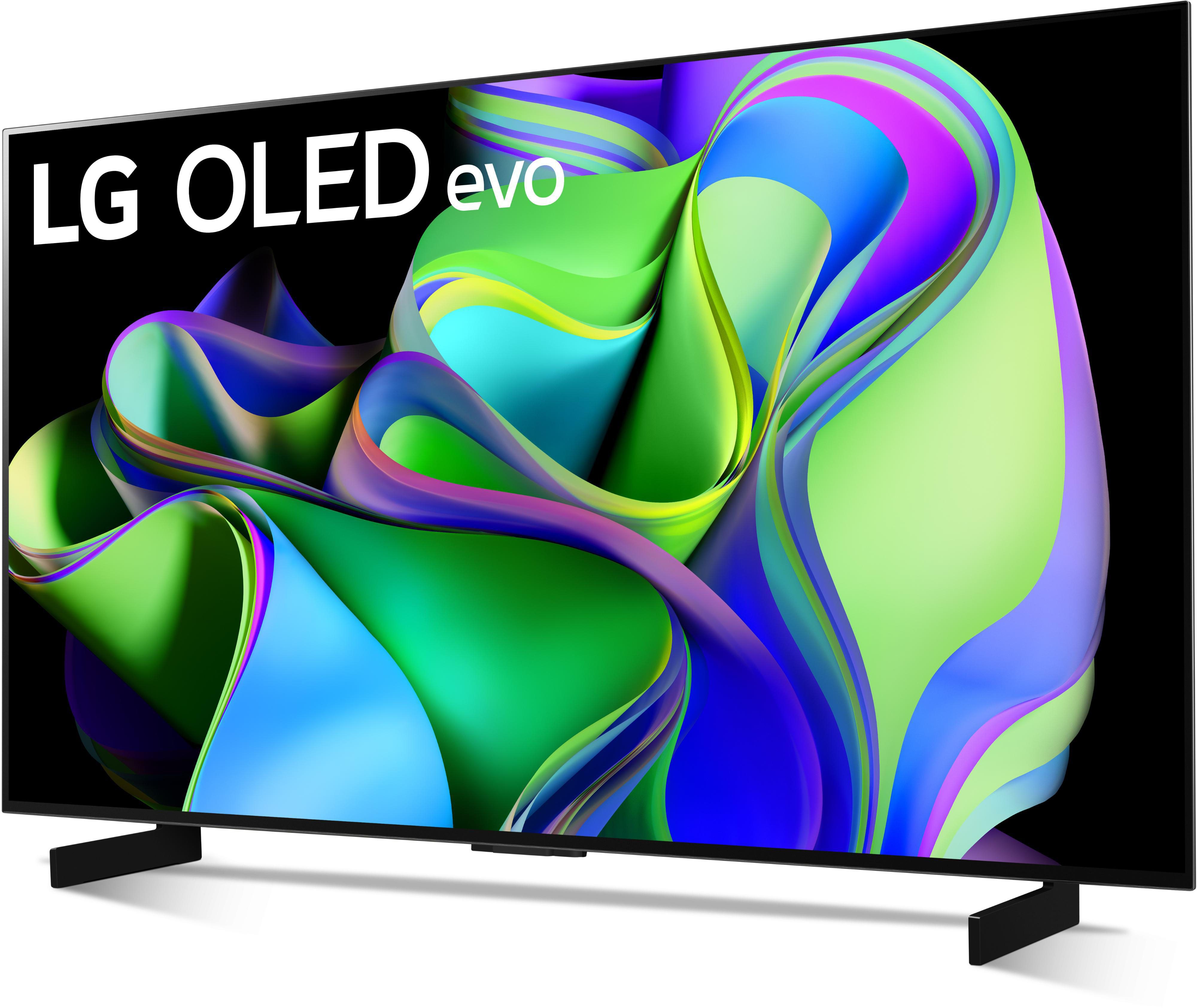 LG OLED42C37LA OLED evo TV (Flat, 42 Zoll / 106 cm, UHD 4K, SMART TV, webOS 23 mit LG ThinQ)