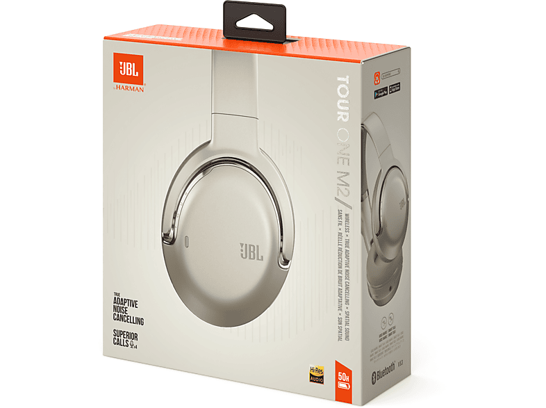 JBL Tour One M2 Bluetooth Kulak Üstü Kulaklık Beyaz_6