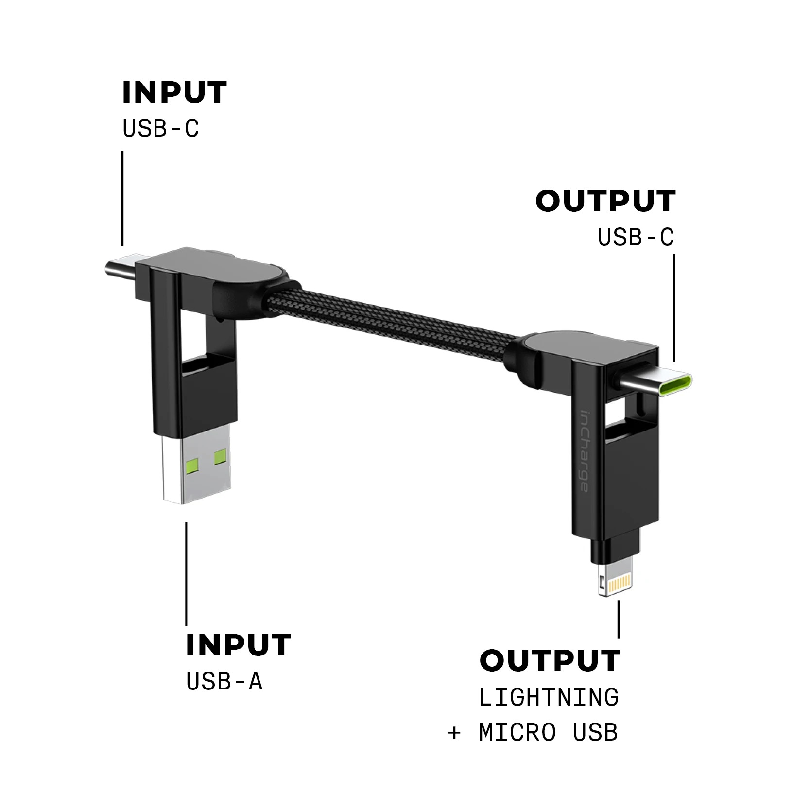 ROLLING SQUARE inCharge X - Lade und Sync-Kabel (Blau)