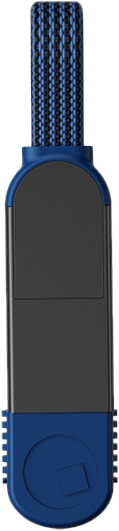 ROLLING SQUARE inCharge X - Lade und Sync-Kabel (Blau)