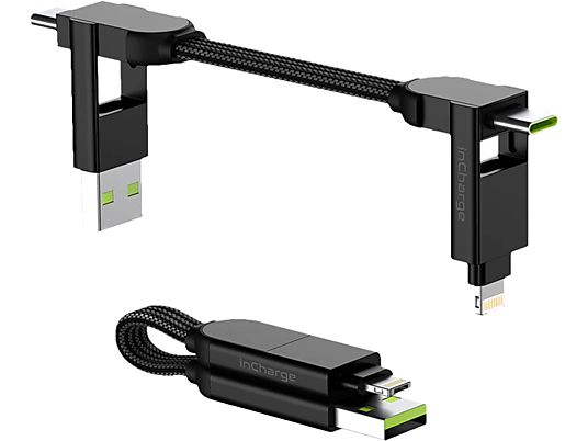 ROLLING SQUARE inCharge X - Lade und Sync-Kabel (Schwarz)