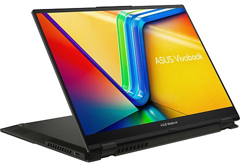 ASUS VivoBook S 16 Flip Convertible, i9-13900H, 16GB RAM, 1TB SSD, 16 Zoll Touch WUXGA, Win11, Schwarz