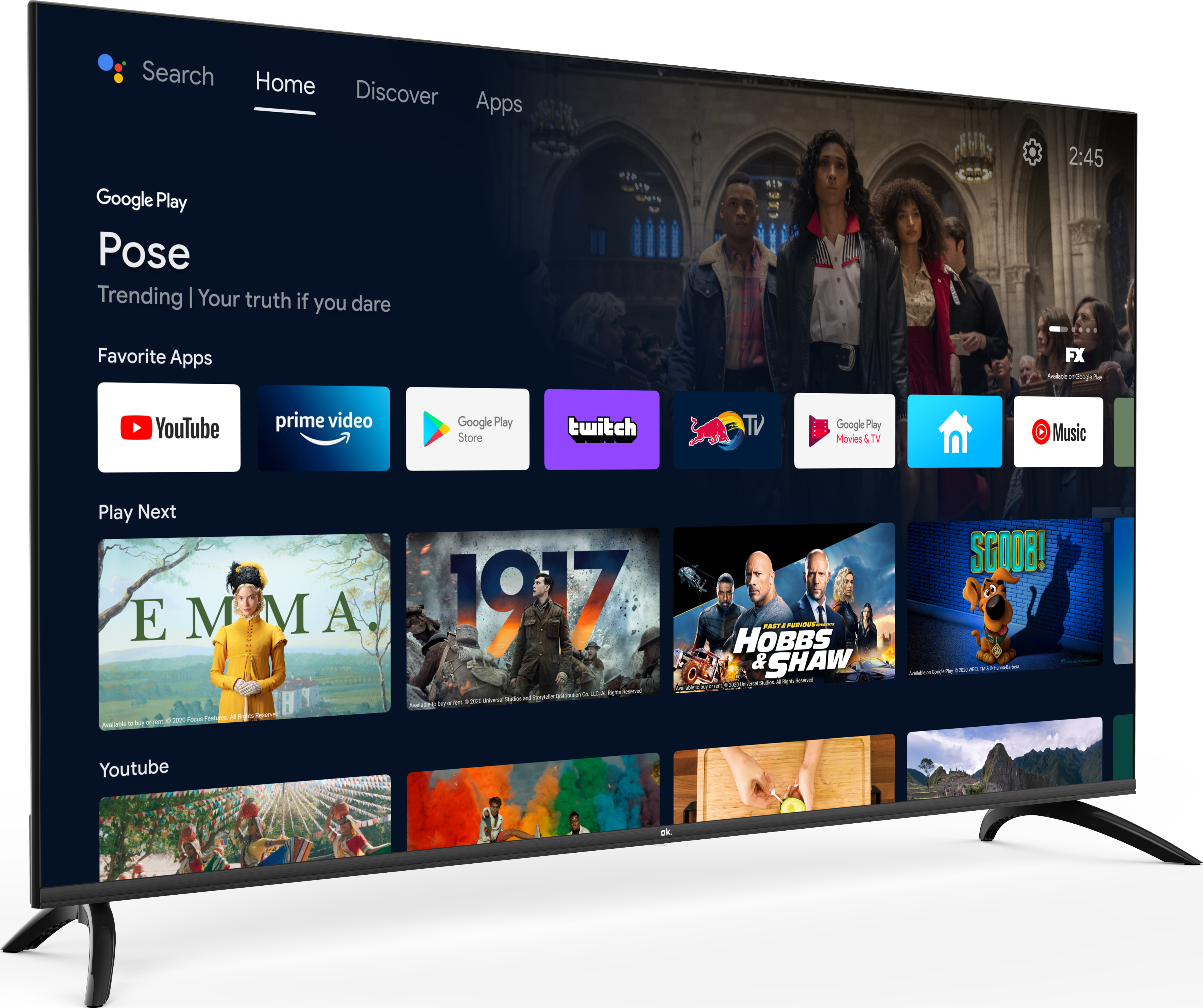 OK OTV 55AU-5023C - TV (55 ", UHD 4K, LCD)