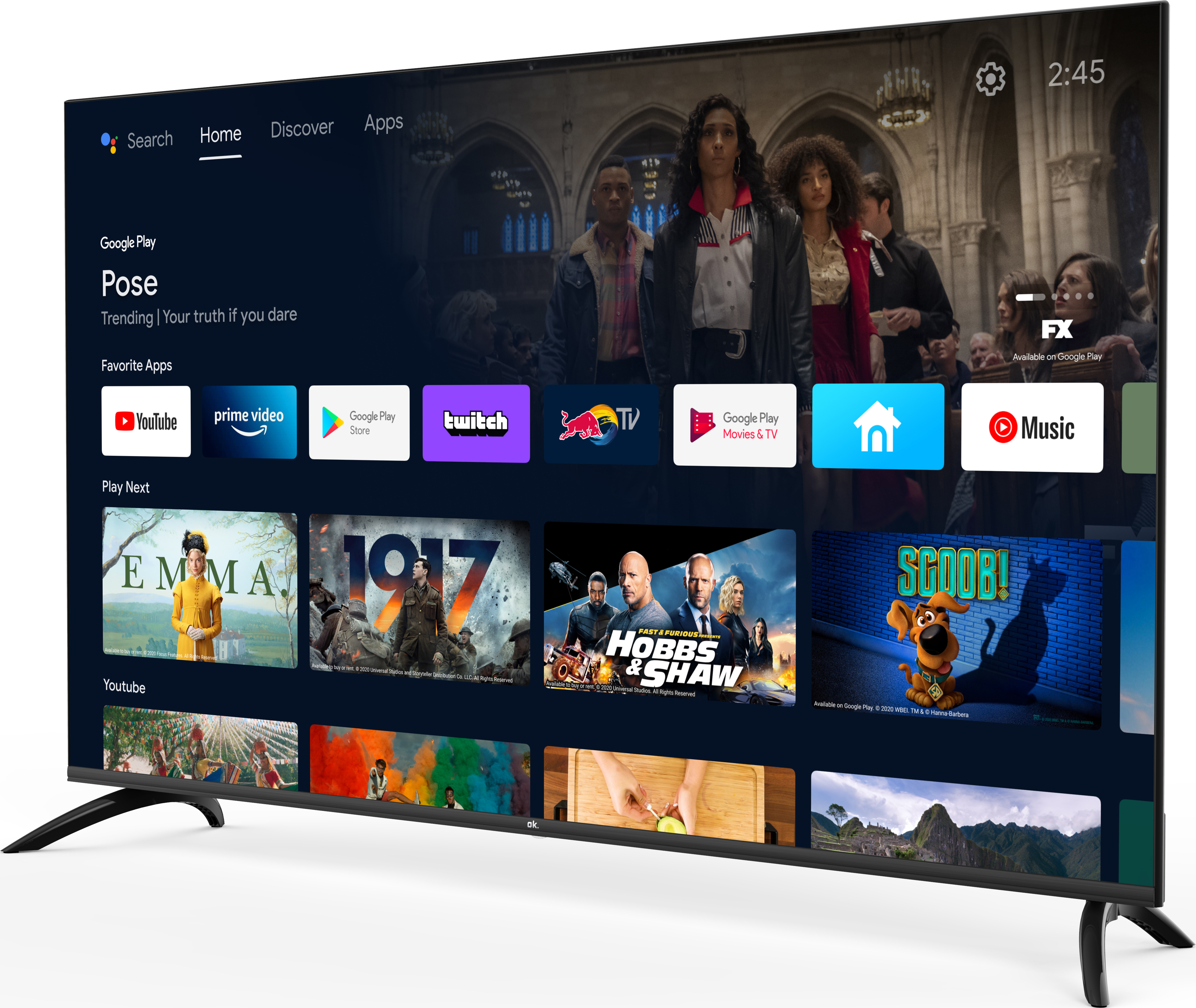 OK OTV 55AU-5023C - TV (55 ", UHD 4K, LCD)